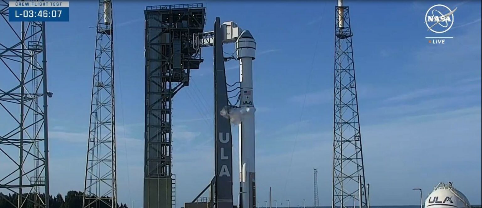 Atlas V tanking complete, crew proceeding to spacecraft